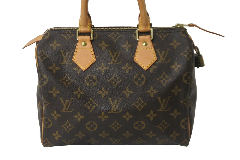 Louis Vuitton Monogram Speedy bag Boston brown